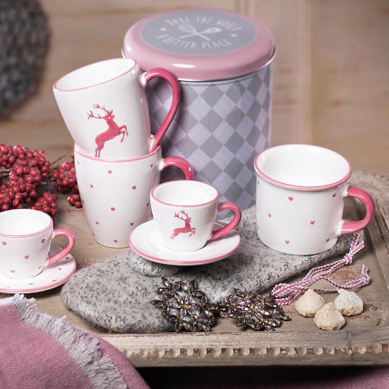 Gmundner Ceramics Deer Pink